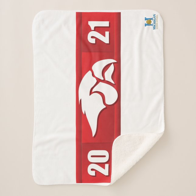 Cedar Springs Red Hawks #2 Sherpadecke (Vorderseite)