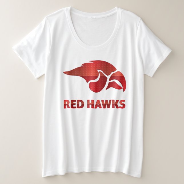 Cedar Springs Red Hawks #5 Große Größe T-Shirt (Design vorne)