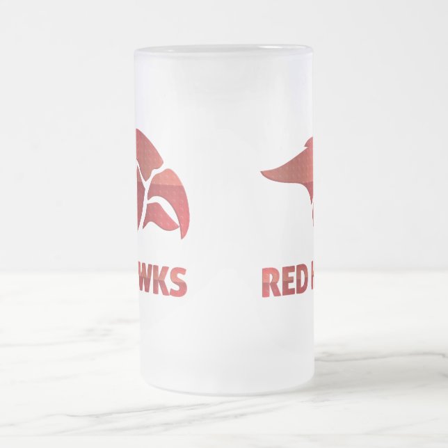 Cedar Springs Red Hawks #5 Mattglas Bierglas (Mittel)