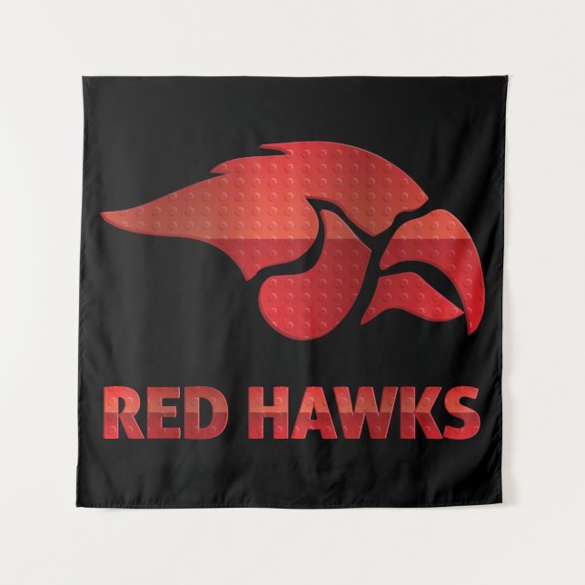 Cedar Springs Red Hawks #5 Wandteppich (Vorderseite)