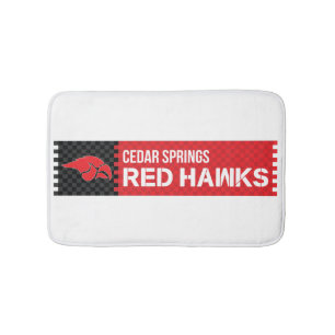 Cedar Springs Red Hawks Badematte