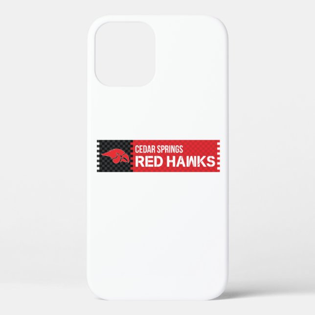 Cedar Springs Red Hawks Case-Mate iPhone Hülle (Rückseite)