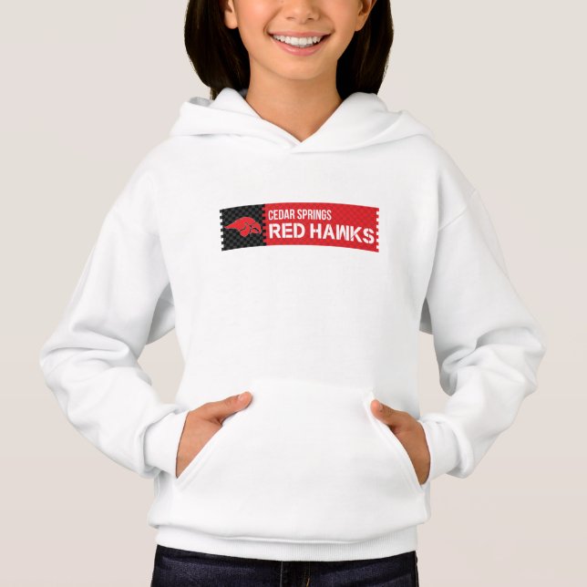 Cedar Springs Red Hawks Hoodie (Vorderseite)