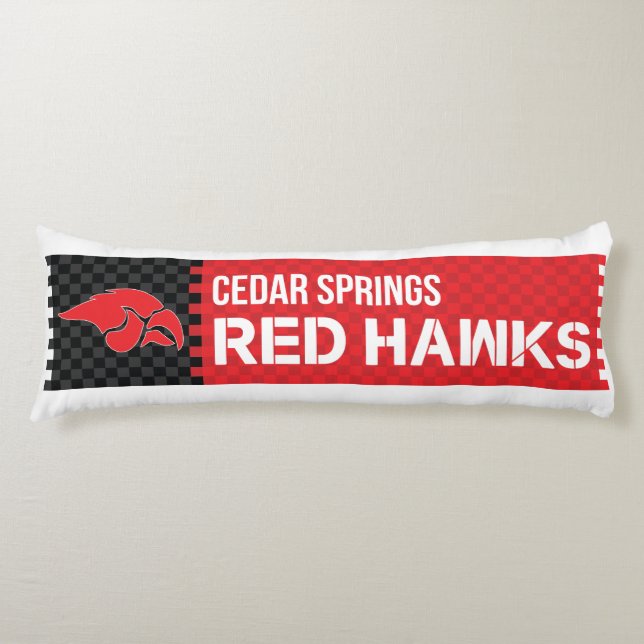 Cedar Springs Red Hawks Seitenschläferkissen (Vorderseite)