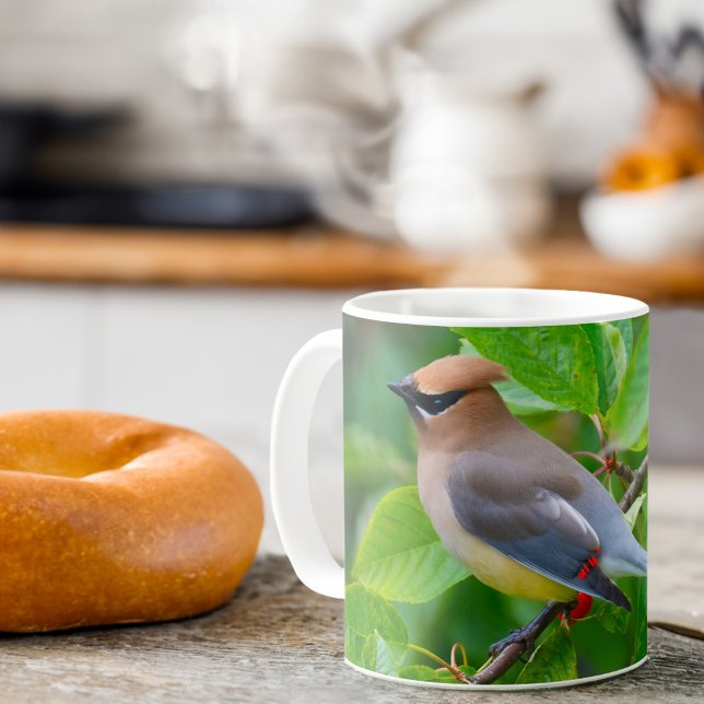 Cedar Waxwing Kaffeetasse (Von Creator hochgeladen)