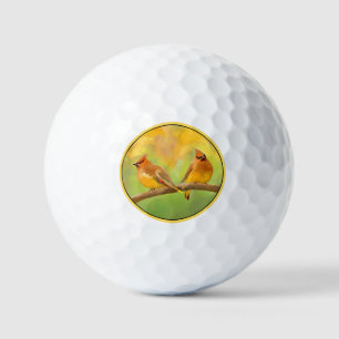 Cedar Waxwing Malerei - Niedliche Original Hunde K Golfball