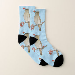 Cedar Waxwing Socken