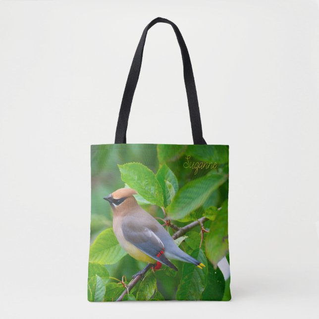 Cedar Waxwing Tasche (Vorderseite)