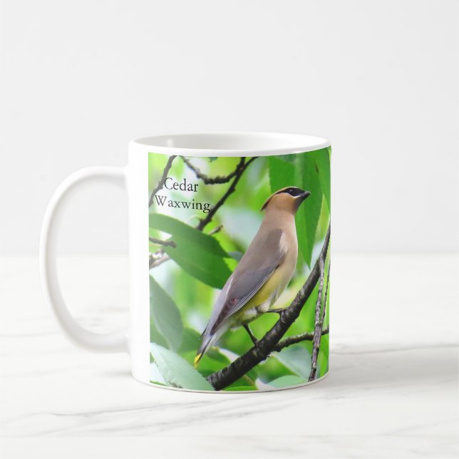 Cedar Waxwing Tasse von BirdingCollectibles (Links)
