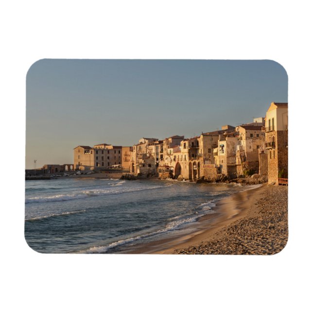 Cefalu, Küstenstadt auf Sizilien Magnet (Horizontal)