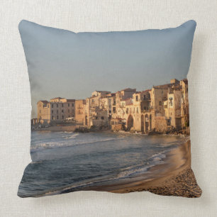 Cefalu, Küstenstadt in Sizilien Kissen
