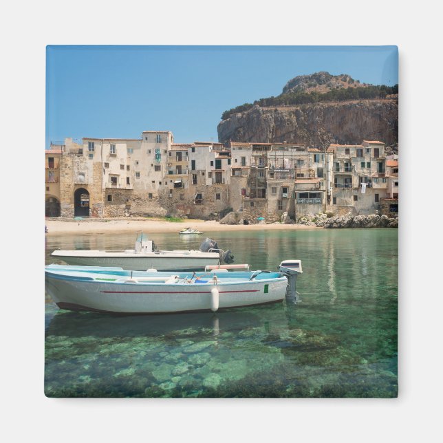 Cefalu Stadt Sizilien Magnet (Vorne)