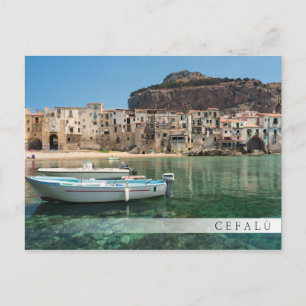 Cefalu Stadt Sizilien Postkarte
