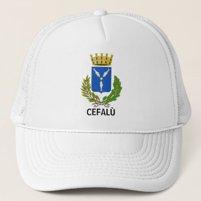 Cefalù Wappen - Sizilien Truckerkappe (Vorderseite)