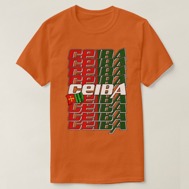 Ceiba Cascade Text 1 T-Shirt (Design vorne)