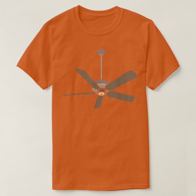 Ceiling Fan Lazy DIY Halloween Kostüm Funny Easy T-Shirt (Design vorne)