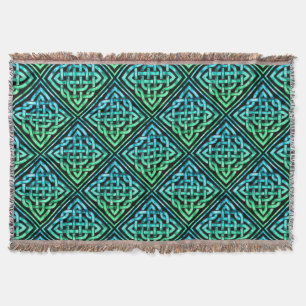 Ceinture celtique - Couverture verte bleue