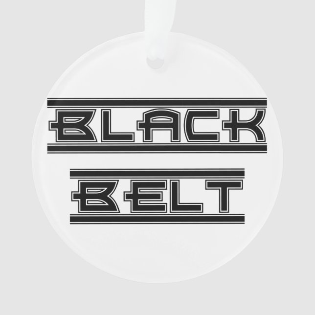 Ceinture noire audacieuse d'arts martiaux (devant)