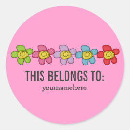 CELA APPARTIENT À BONS Stickers Fleur Doodle