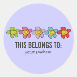 CELA APPARTIENT À BONS Stickers Fleur Doodle