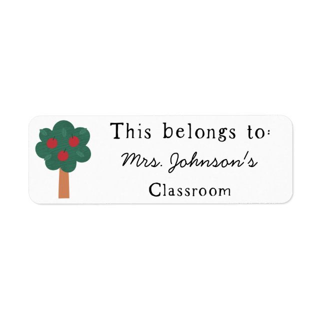 Cela appartient aux Stickers Étiquettes de classe  (Devant)