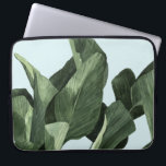 Celadon Palms Laptopschutzhülle<br><div class="desc">Celadon Palms II von Emma Scarvey. Das tropische Blattwerk ist tief gefärbt und hat einen pastellfarbenen Hintergrund.</div>