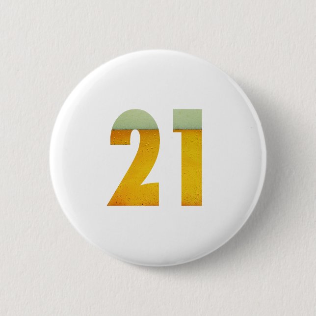 Celebrate 21st Birthday Button (Vorderseite)