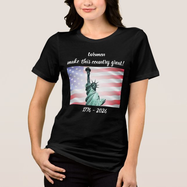 Celebrate America 250 #46 Tri-Blend Shirt (Vorderseite)
