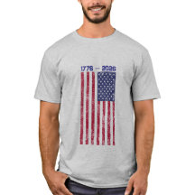 Celebrate America 250 Herren T-Shirt mit Flagge #2