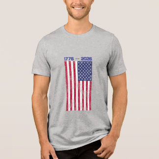 Celebrate America 250 Herren T-Shirt mit Flagge #5 Tri-Blend Shirt