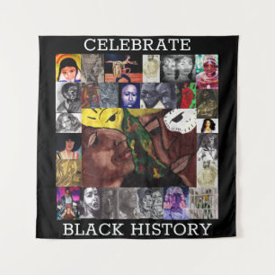 CELEBRATE BLACK CULTURE Tapestyle Wandteppich
