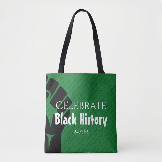 CELEBRATE BLACK GESCHICHTE 247365 Personalisiert g Tasche (Vorderseite)