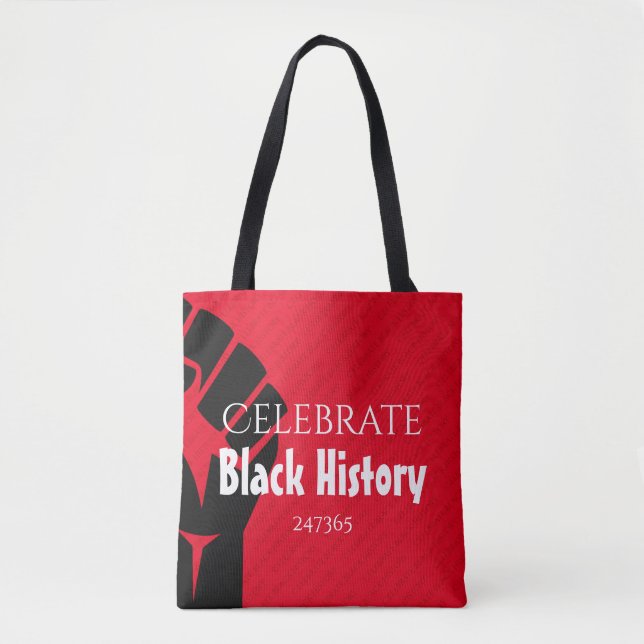 CELEBRATE BLACK GESCHICHTE 247365 Personalisiert R Tasche (Vorderseite)