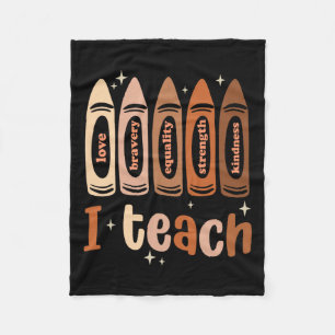 Celebrate Black History Monat I lehren Schwarze Hi Fleecedecke