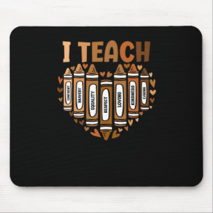 Celebrate Black History Monat I lehren Schwarze Hi Mousepad