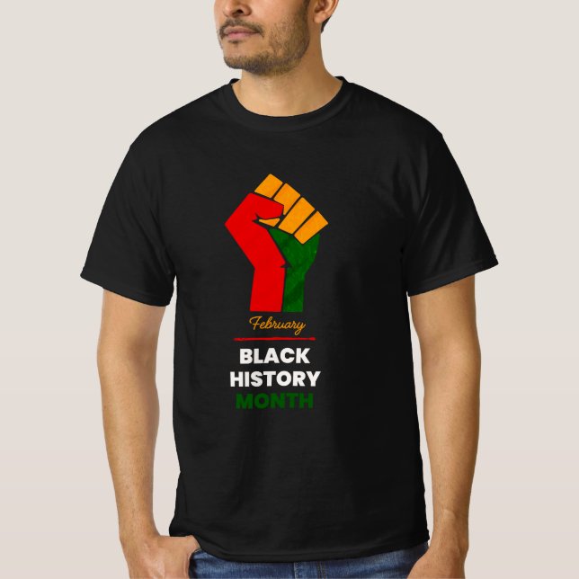 Celebrate Black History Monat T-Shirt (Vorderseite)