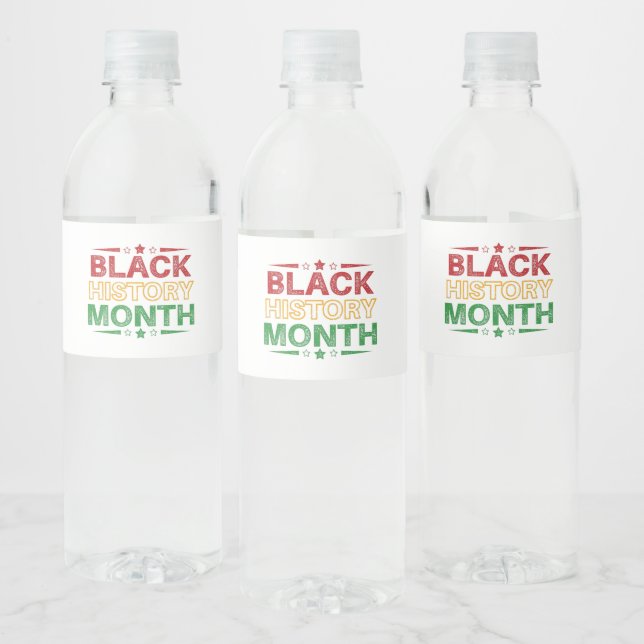 Celebrate Black History Month, 19. Juni (Flaschen)