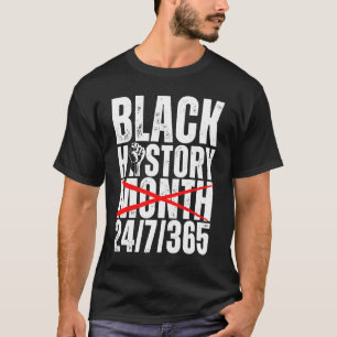 Celebrate Black History Month 247 Afroamerikaner T-Shirt