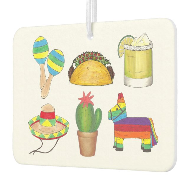 Celebrate Cinco de Mayo Mexican Fiesta Party Autolufterfrischer (Links)
