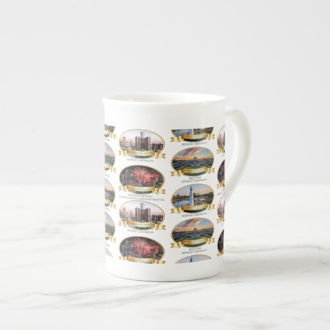 Celebrate Detroit Tasse (Vorderseite Rechts)