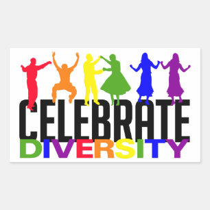 Celebrate Diversity Aufkleber