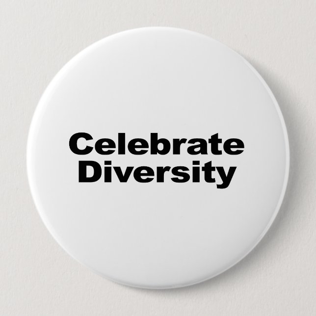 Celebrate Diversity Button (Vorderseite)