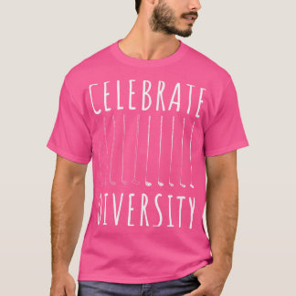 Celebrate Diversity Golf Club Shirt Golf Liebhaber