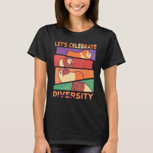 Celebrate Diversity Guinea Pig T-Shirt