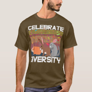 Celebrate Diversity Guinea Schweineschälle Guinea T-Shirt