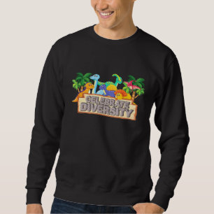 Celebrate Diversity Paläontologe Gear Dinosaurier Sweatshirt