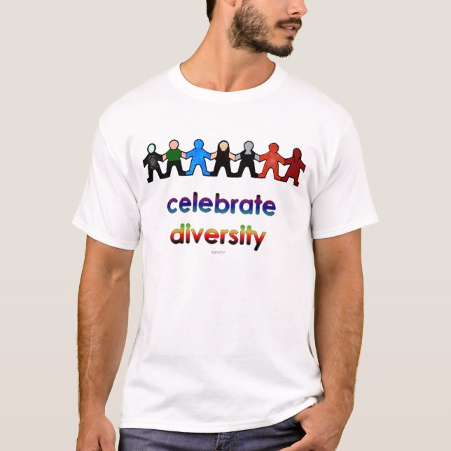 Celebrate Diversity T-Shirt (Vorderseite)