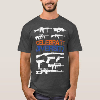 Celebrate Diversity Verschiedene    GunGun-Liebhab T-Shirt