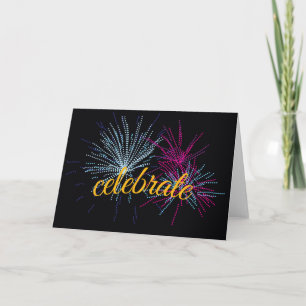 Celebrate Fireworks Karte