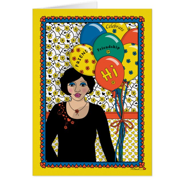 Celebrate Friendship_B_Greeting Card (Vorne)